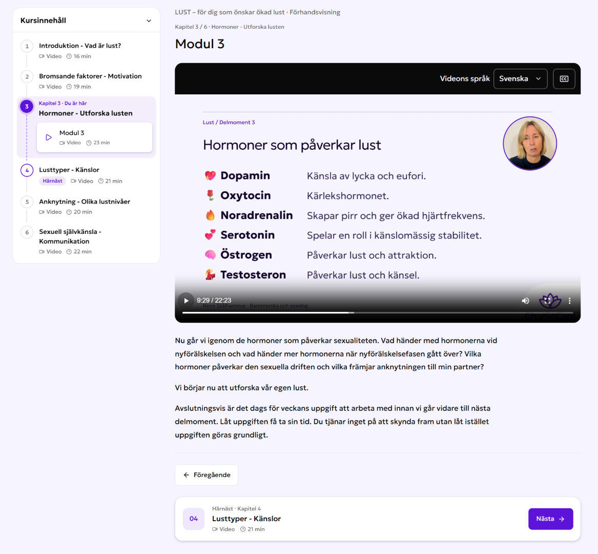 Modul 3: Hormoner – Utforska lusten
